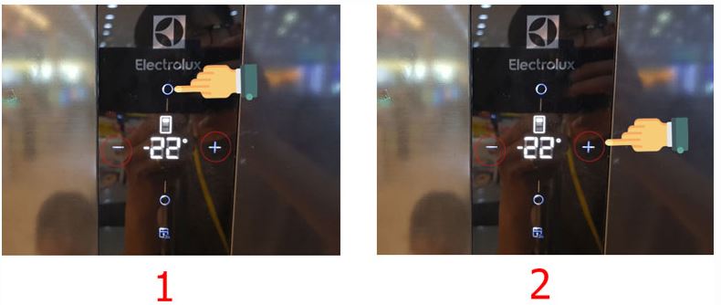 Các bước chỉnh nhiệt độ ngăn đông