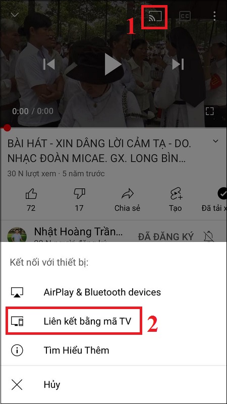 Sử dụng ứng dụng Youtube, Facebook