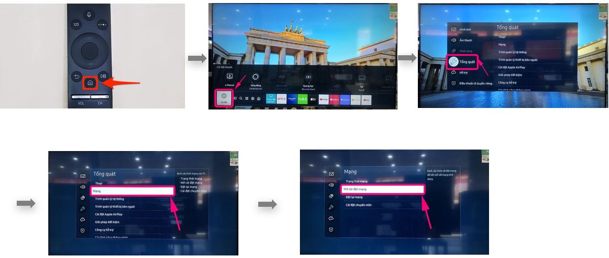 Cách kết nối wifi cho tivi Samsung 43 inch【Chi tiết】 2 2. Hướng dẫn nối wifi cho tivi Samsung 43 inch
