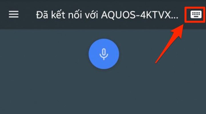 Chọn vào hình có biểu tượng Micro