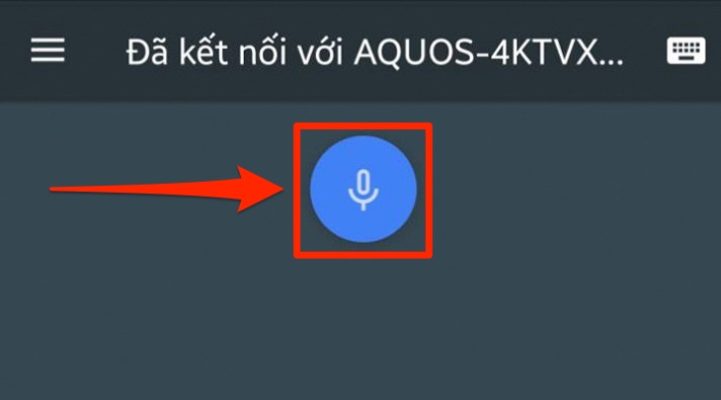 Tivi đang chuẩn bị sẵn sàng chờ giọng nói