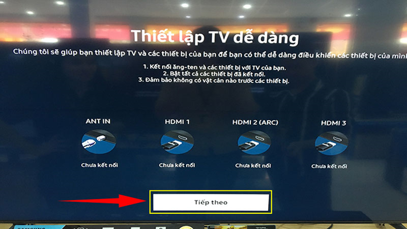 Kết nối các thiết bị cần thiết của tivi Kết nối các thiết bị cần thiết của tivi