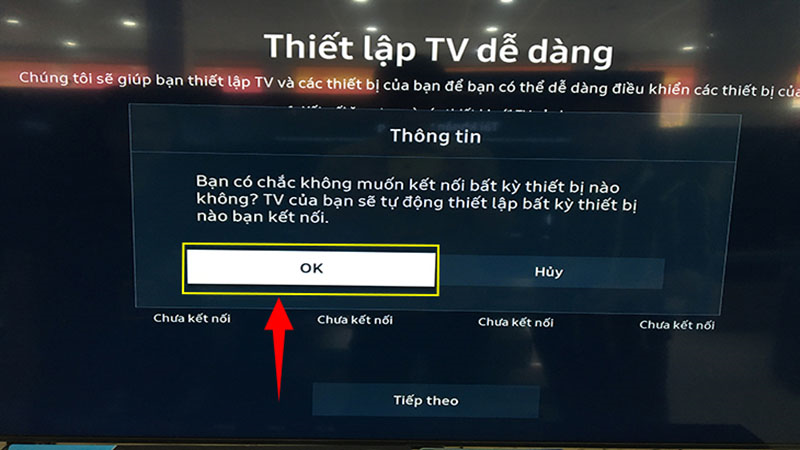 Nhấn OK Nhấn OK