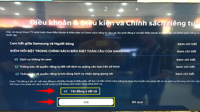 Xác nhận điều khoản, điều kiện và chính sách riêng tư Xác nhận điều khoản, điều kiện và chính sách riêng tư