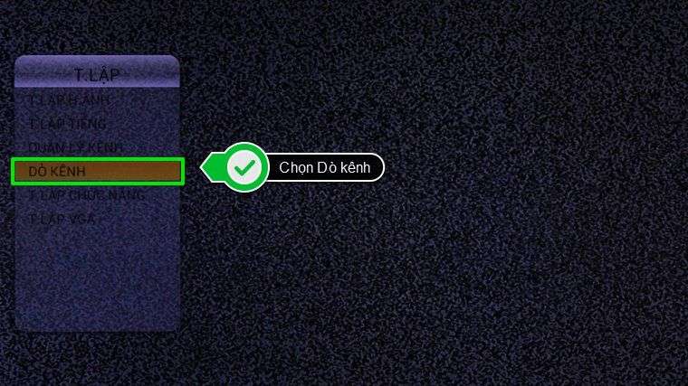 Hướng dẫn sử dụng tivi TCL【TV TCL 32, 40, 43 inch】 4 Chọn dò kênh trong thiết lập tivi