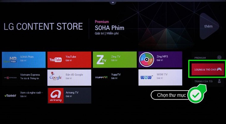 cách tải vtv go trên tivi lg