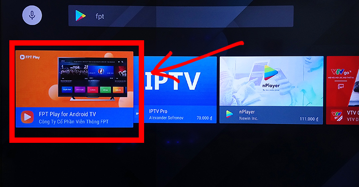 Chọn vào ứng dụng bạn muốn cài đặt