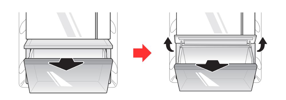 Cách tháo lắp tủ lạnh LG | Ngăn đá, ngăn rau, giỏ cửa 3 Cách Tháo Ngăn Rau Tủ Lạnh Lg