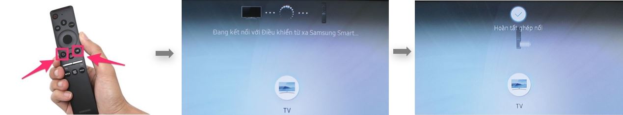 Các bước để kết nối remote với TV