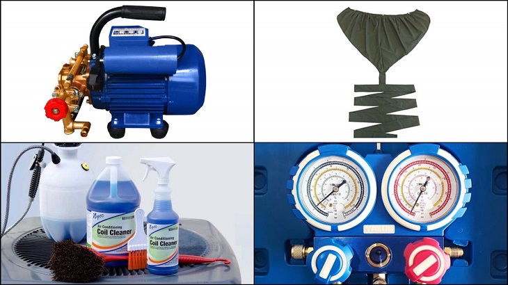 Những dụng cụ cần thiết để vệ sinh điều hòa Electrolux