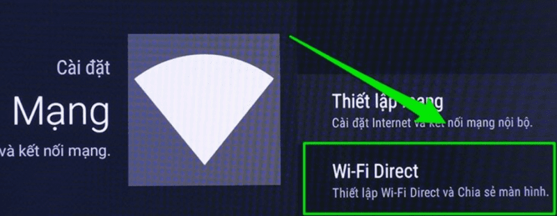 4. Cách xem mật khẩu Wi-Fi Direct trên tivi