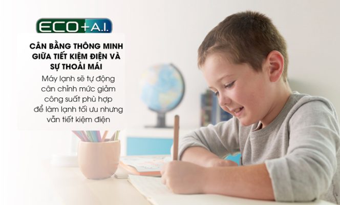 2.1. Chế độ ECO máy lạnh panasonic kết hợp A.I. là gì?