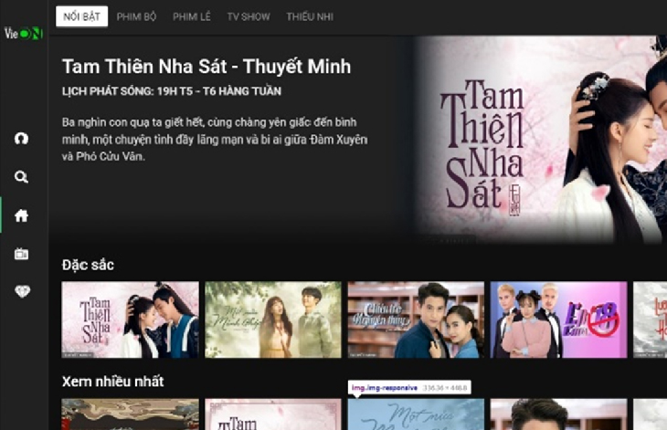 Khám phá ứng dụng VieON