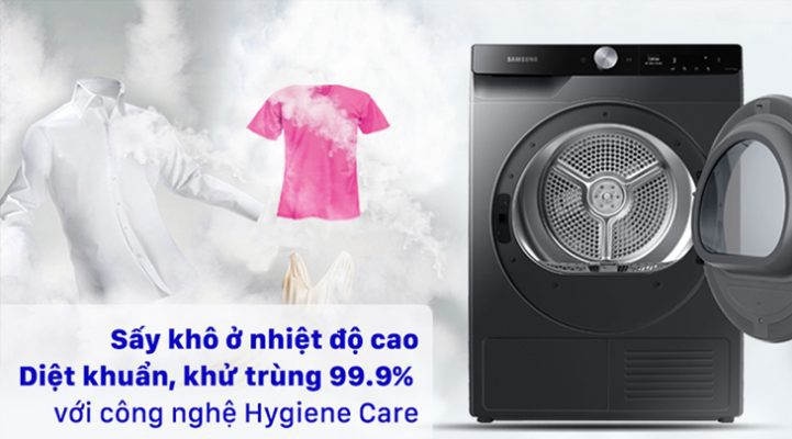 1.7. Công nghệ sấy diệt khuẩn Hygiene Care