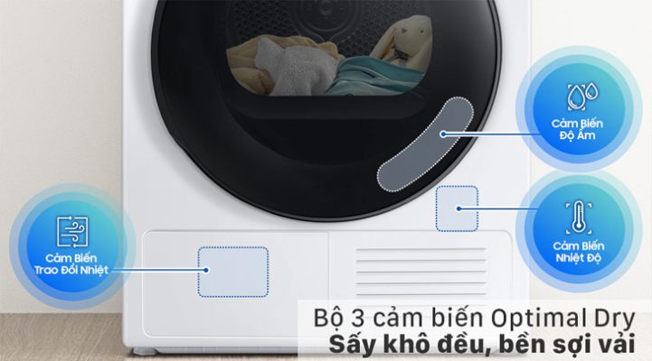 1.8. Công nghệ sấy thông minh Optimal Dry