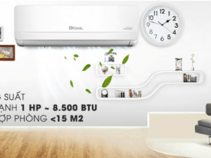 1. Điều hoà EcooL ECL-1E09ST có thiết kế tinh tế phù hợp mọi không gian