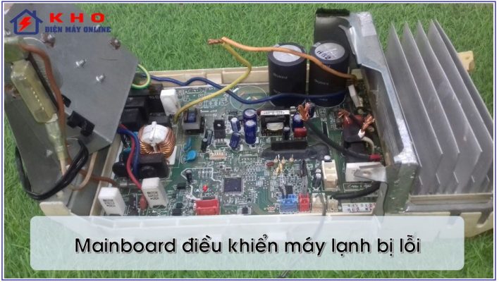Điều hòa Mitsubishi Electric tự ngắt do mainboard điều khiển bị lỗi