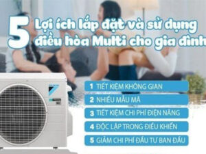 Điều hòa Multi âm trần là gì? Loại nào tốt nhất hiện nay