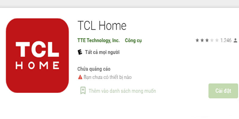 3. Hướng dẫn điều khiển máy bằng TCL Home