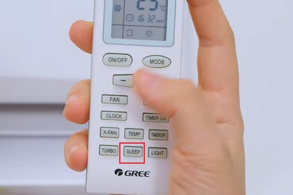 4.3. Cách bật chế độ ngủ đêm trên máy lạnh Gree 