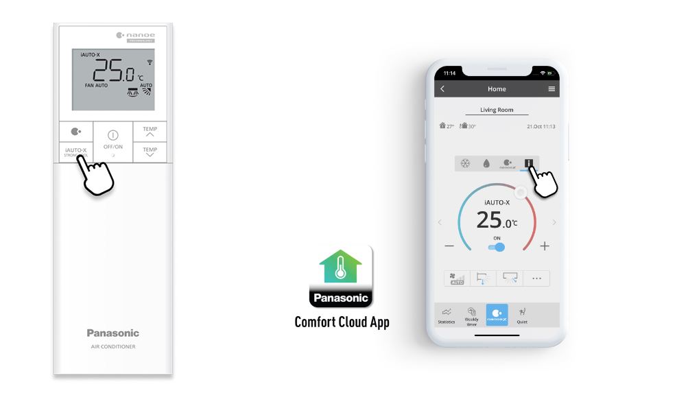 hướng dẫn cách khởi động chế độh iauto X trên máy lạnh panasonic