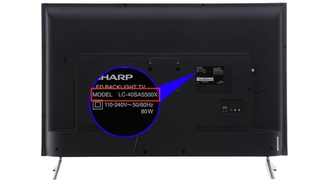 Cách xem tên trên smart tivi Sharp