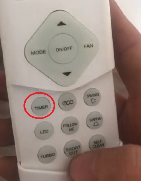Cách sử dụng điều khiển điều hòa Funiki chi tiết【Từ A đến Z】 5 Sử dụng chế độ hẹn giờ trên điều khiển điều hòa Funiki