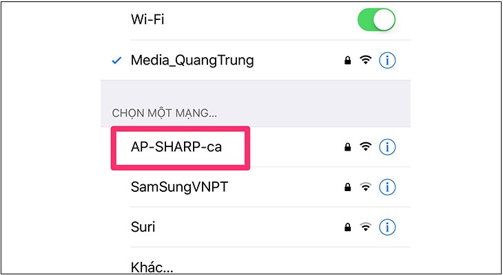 2. Hướng dẫn thao tác điều khiển máy lạnh Sharp bằng điện thoại thông qua Wifi