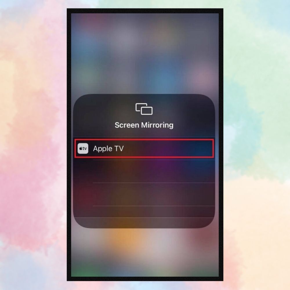 Cách chia sẻ màn hình từ iPhone lên tivi Sony bước 3