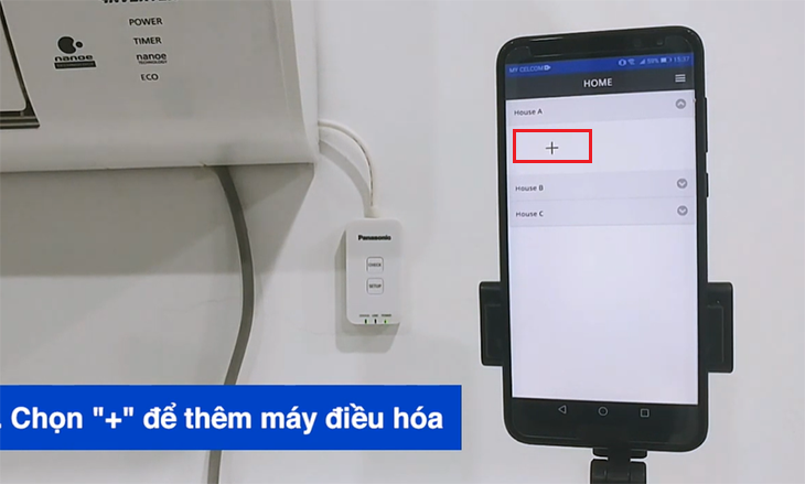 2.2. Cách kết nối điện thoại với máy lạnh Panasonic qua ứng dụng Panasonic Comfort Cloud
