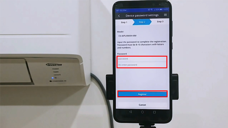 1. Kết nối máy lạnh Panasonic với smartphone với chế độ AP