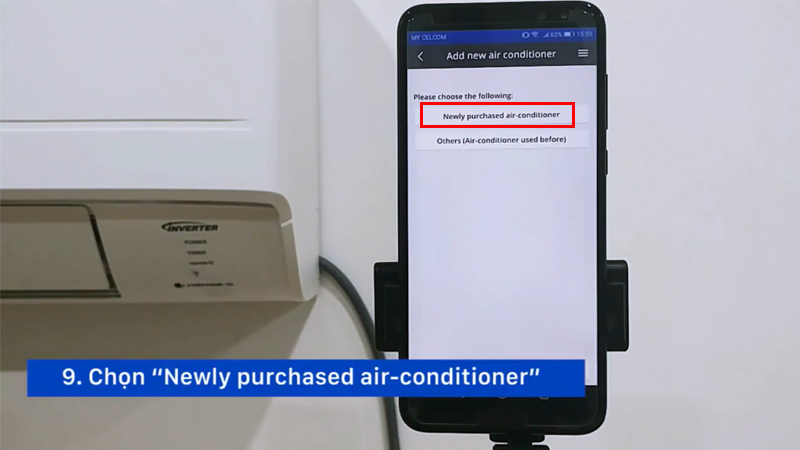 3.2. Cách kết nối điện thoại với máy lạnh Panasonic