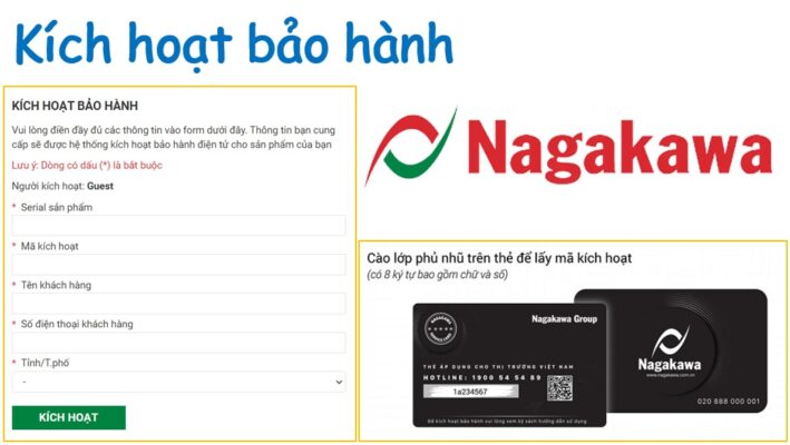 1. Hướng dẫn cách kích hoạt bảo hành điều hòa Nagakawa