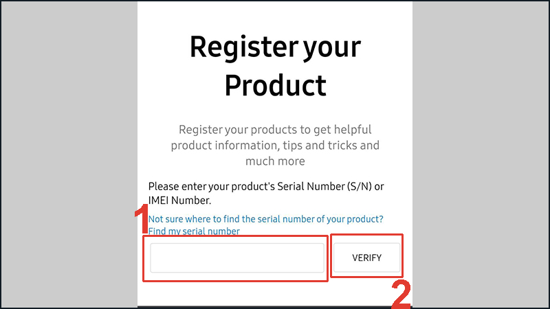Nhập mã seri hoặc mã IMEI điện thoại của bạn để tiếp tục Nhập mã seri hoặc mã IMEI điện thoại của bạn để tiếp tục