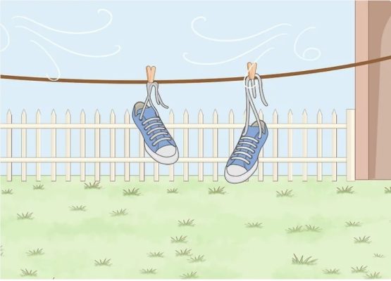 Hướng dẫn sấy giày bằng máy sấy quần áo Electrolux hiệu quả 7 4.4. Khắc phục hiện tượng cong vênh giày sau sấy