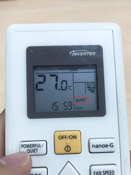 2. Chế độ yên tĩnh Quiet