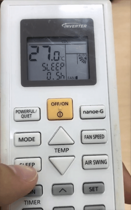 6.4. Kích hoạt chế độ ngủ dễ chịu trên Panasonic