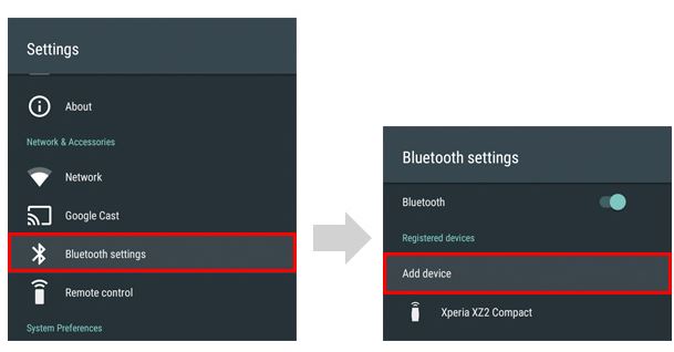 Đặt TV Sony ở chế độ ghép nối