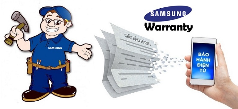 Kiểm tra bảo hành điện tử Samsung qua hotline