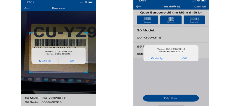 1.4. Hướng dẫn kích hoạt bảo hành điều hòa Panasonic trên App E-service