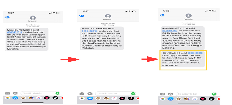 1.4. Hướng dẫn kích hoạt bảo hành điều hòa Panasonic trên App E-service