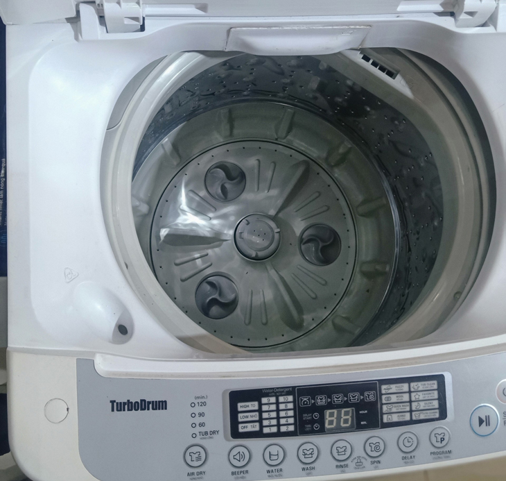 Vị trí của thùng giặt Vị trí của thùng giặt