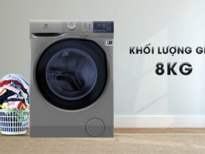 Máy giặt Electrolux có khối lượng 8 kg rất hợp với những gia đình 3-5 thành viên
