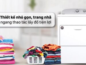 Chi tiết cách sử dụng máy sấy quần áo Whirlpool | Xem ngay 4 7. Thiết kế lồng ngang dễ dàng lấy đồ tiện lợi.