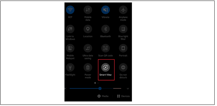 Cách bước kết nối điện thoại với tivi Samsung bằng Smart View