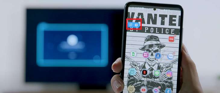 Cách bước kết nối điện thoại với tivi Samsung bằng Smart View