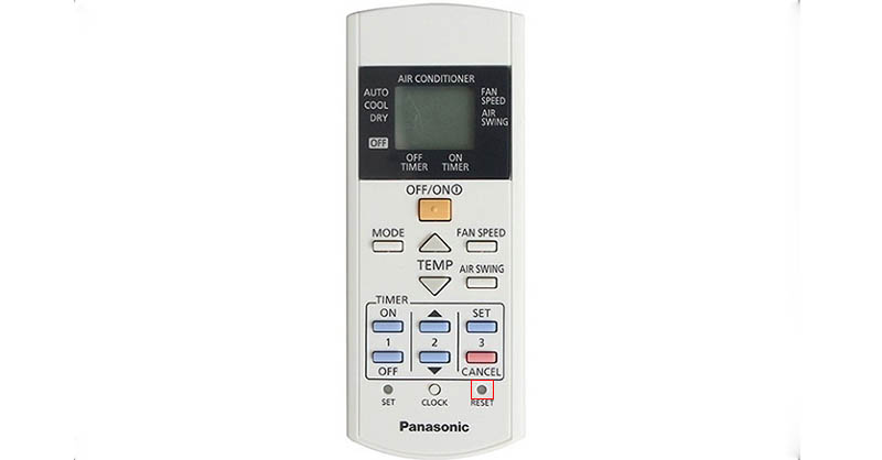 Các bước reset điều hòa Panasonic đơn giản