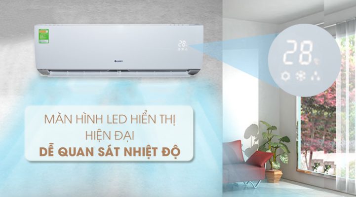 2.2. Review điều hoà Gree về thiết kế