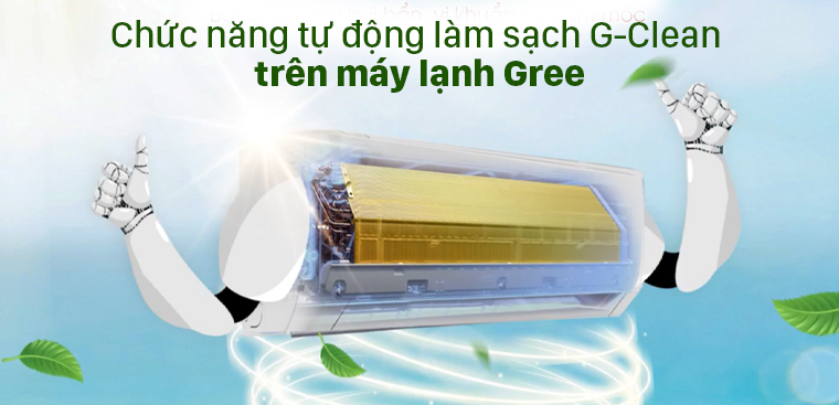 Làm sạch dàn lạnh với chế độ G-Clean