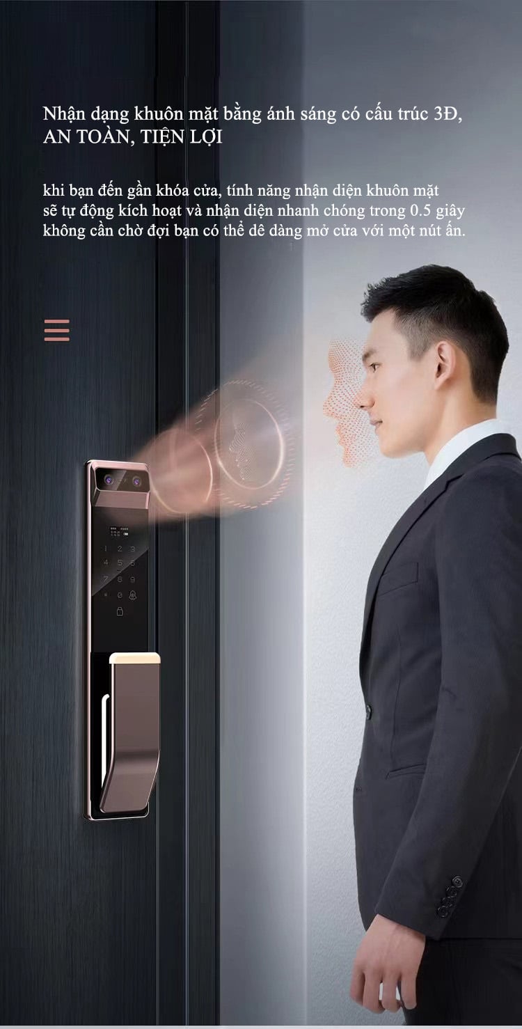 Khóa cửa thông minh có camera
